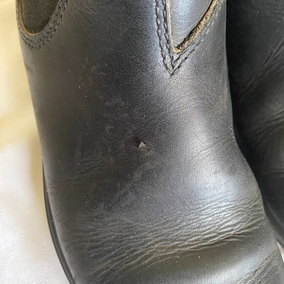 Blundstone Chelsea Boots Womens 8 AU 5 Black Leather Pull On - Picture 8 of 11